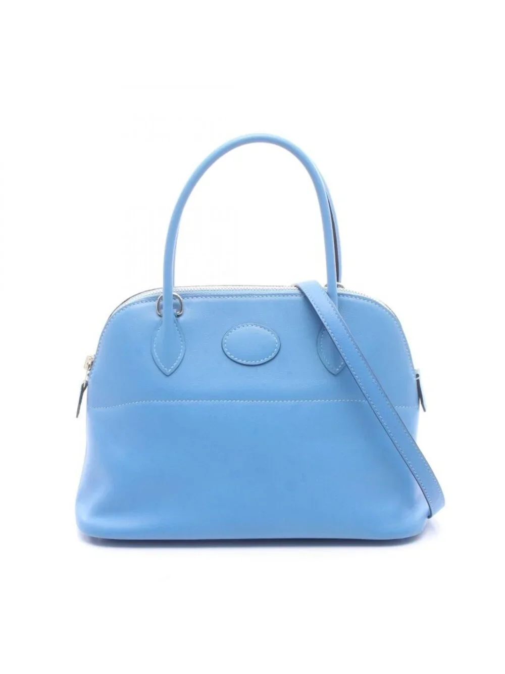 Hermes Handbag Bo 27 2-Way Blue